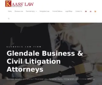 Kaass.com(Kaass Law) Screenshot