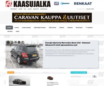Kaasujalka.fi(Suomen ainut ilmainen autolehtiKaasujalka) Screenshot