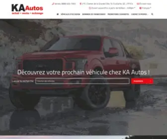 Kaautos.com(Concessionaire d'occasion à St) Screenshot