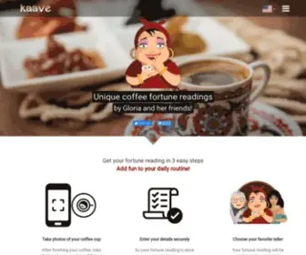 Kaaveapp.com(Your personal coffee fortune teller) Screenshot