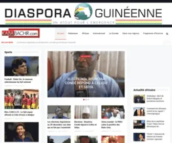 Kababachir.com(Portail de la communauté guinéenne) Screenshot