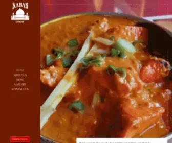 KabABCUrryofindia.com(Kabab Curry Cuisine of India) Screenshot