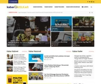 Kabargolkar.com(Kabar Golkar) Screenshot