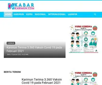 Kabarkarimun.com(Kabar Karimun) Screenshot