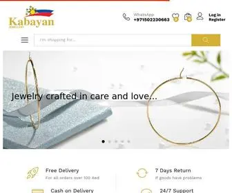 Kabayanjewellery.com(Jewelry crafted in care and love) Screenshot