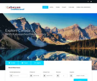 Kabayansouthtravel.com(Travel Agency in Ontario Canada) Screenshot