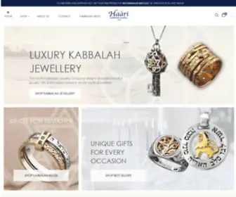 Kabbalah72.net(Haari Kabbalah Jewelry Store) Screenshot