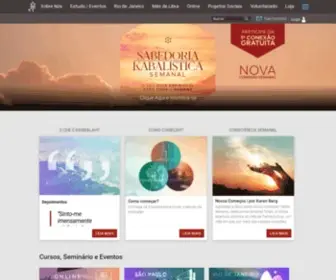 Kabbalahcentre.com.br(Kabbalah Centre do Brasil) Screenshot