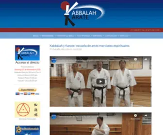 Kabbalahykarate.com(Kabbalah y karate) Screenshot