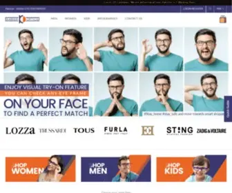 Kabeeroptics.com(Kabeer Optics offers a wide range of beautiful glasses that fit your needs including prescription glasses & sunglasses for men) Screenshot