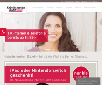 Kabelfernsehen.ch(Kabelfernsehen B) Screenshot