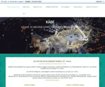Kabelive.com(KÂBE MEKKE VE MEDİNE CANLI YAYININI İZLE) Screenshot