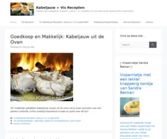 Kabeljauw.com(Lekkere lijst kabeljauw recepten zodat ieder de perfecte kabeljauwfilet zal bakken. Nieuw) Screenshot