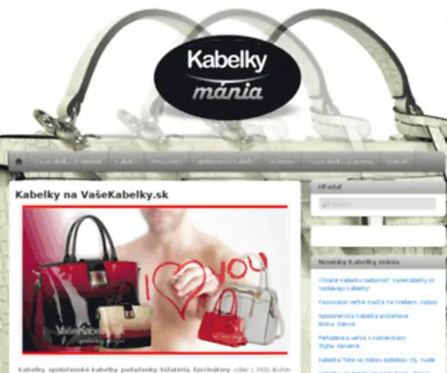 Kabelkybags.com(Kabelky Bags) Screenshot