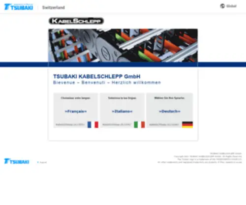 Kabelschlepp.ch(Cable Carriers) Screenshot