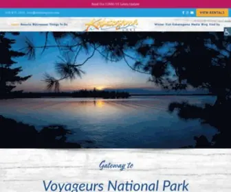 Kabetogama.com(Kabetogama Lake) Screenshot