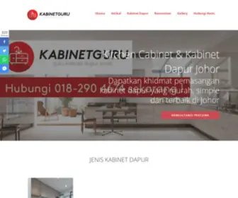 Kabinetguru.com(Kitchen Cabinet & Kabinet Dapur Johor) Screenshot