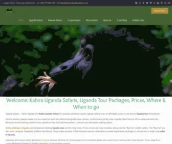 Kabiraugandasafaris.com(Uganda Safaris Tours) Screenshot