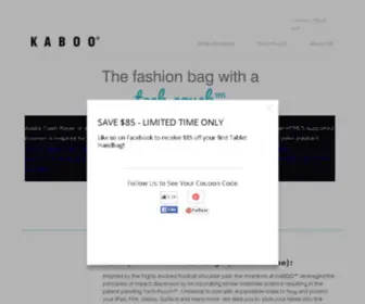 Kaboobags.com(IPad Purse) Screenshot