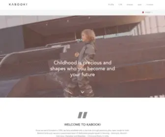 Kabooki.com(Premium play wear made for kids) Screenshot