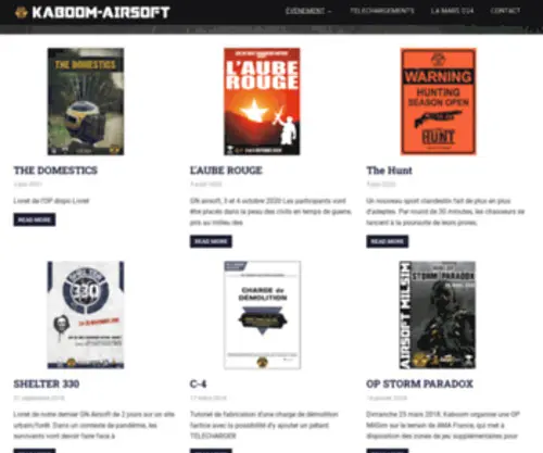 Kaboom-Airsoft.com(A way to a new game experience) Screenshot