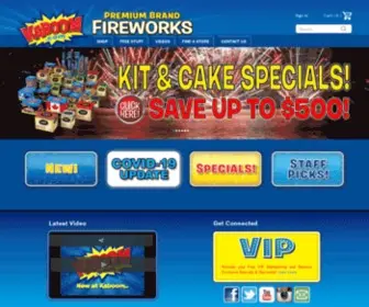Kaboomfireworks.com(Kaboom Fireworks) Screenshot