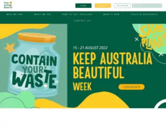 Kab.org.au(Keep Australia Beautiful) Screenshot
