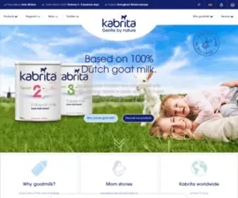 Kabrita.com(Kabrita Goat Milk Formula) Screenshot