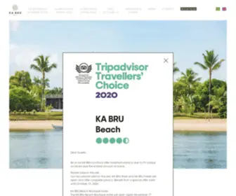 Kabrubrazil.com(KA BRU Boutique Hotel and Rental Tropical Villas) Screenshot