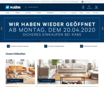 Kabs.de(Kabs Polsterwelt) Screenshot