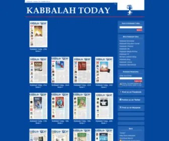 Kabtoday.com(Kabbalah Today) Screenshot