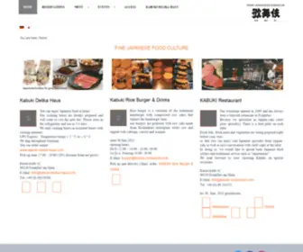 Kabuki-Restaurant.com(KABUKI Restaurant Frankfurt) Screenshot