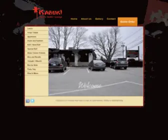Kabukicuisine.com(Kabuki Asian Sushi Lounge) Screenshot