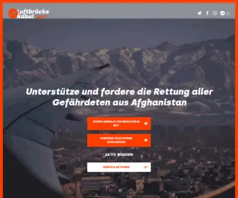 Kabulluftbruecke.de(Kabul Luftbrücke) Screenshot