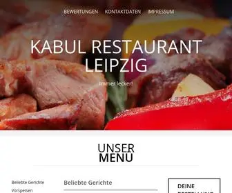 Kabulrestaurantleipzig.de(Kabul Restaurant Leipzig) Screenshot