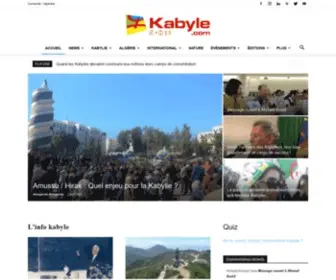 Kabyle.com(Site kabyle) Screenshot