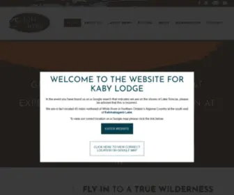 Kabyswildernessvacations.ca(Kaby Lodge) Screenshot