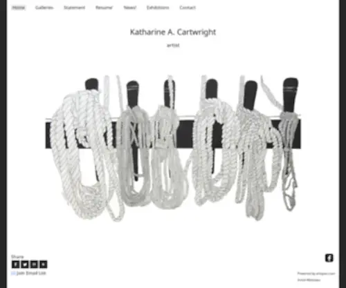 Kacartwright.com(Paintings by Katharine Cartwright) Screenshot