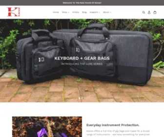 Kaces.com(Kaces Bags & Cases) Screenshot