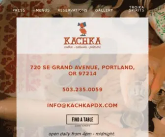 Kachkapdx.com(KACHKA) Screenshot