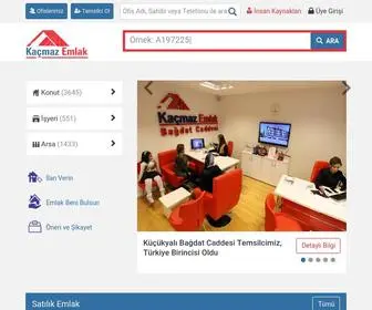 Kacmazemlak.com(Satılık Kiralık Daire Emlak Konut Arsa İlanları) Screenshot