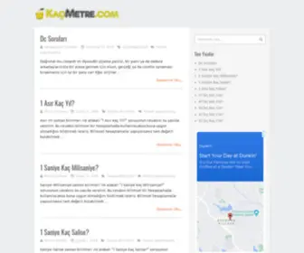 Kacmetre.com(Kaç) Screenshot