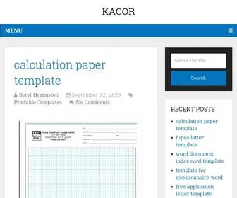 Kacor.tk(Free Word & Docs Images Templates Daily) Screenshot