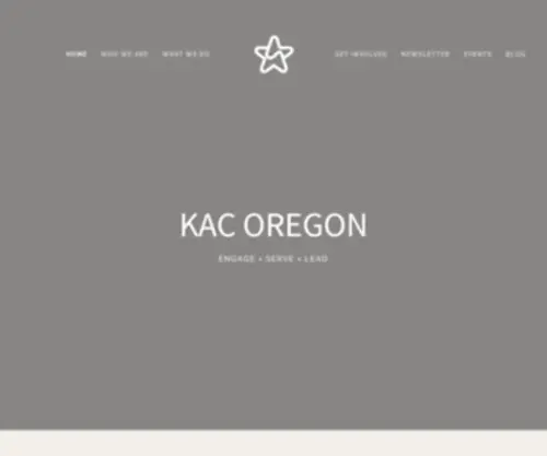 Kacoregon.org(KAC Oregon) Screenshot