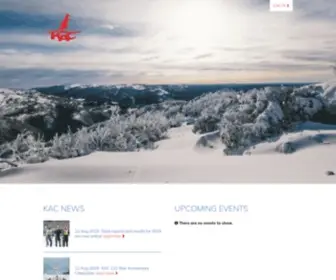 Kac.org.au(Kosciusko Alpine Club (KAC)) Screenshot