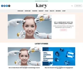 KacyWorld.com(Fashion, Beauty and Lifestyle Blog For Women) Screenshot