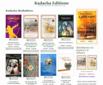 Kadachaeditions.com(Kadacha MediaStore) Screenshot