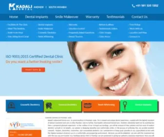 Kadalidental.com(Kadali Dental) Screenshot