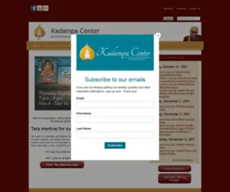 Kadampa-Center.org(Kadampa Center) Screenshot