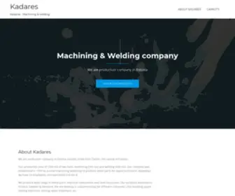 Kadares.ee(Machining & welding) Screenshot